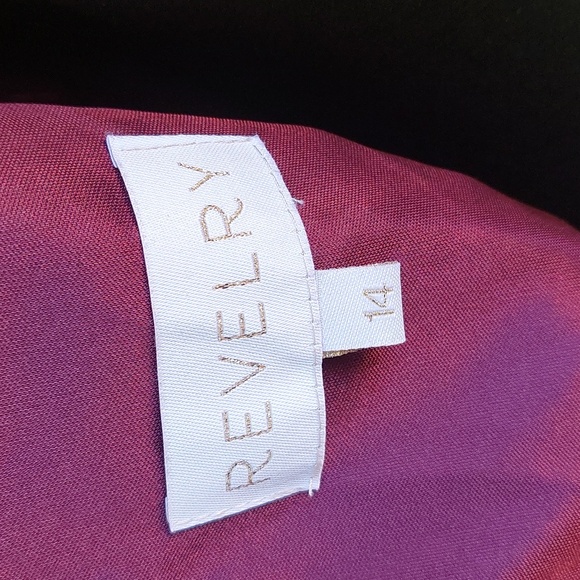 Revelry Burgundy Gwen Maxi Dress Sz 14 - Picture 14 of 14
